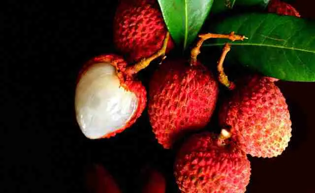 Lychee Red And White Fruit